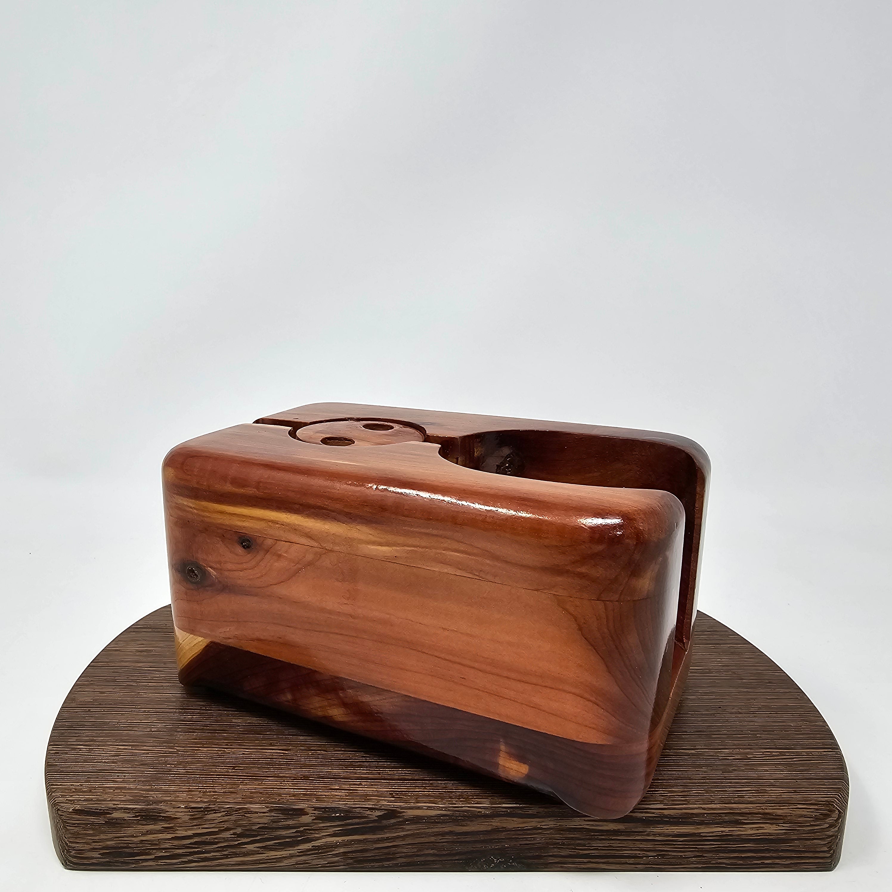 Made in a small family shop in the Southeast United States, each system is unique. This is a true conversation piece of functional art! Each set may contain different parts and of course will offer an individual mixture of woods and beauty only nature can provide.