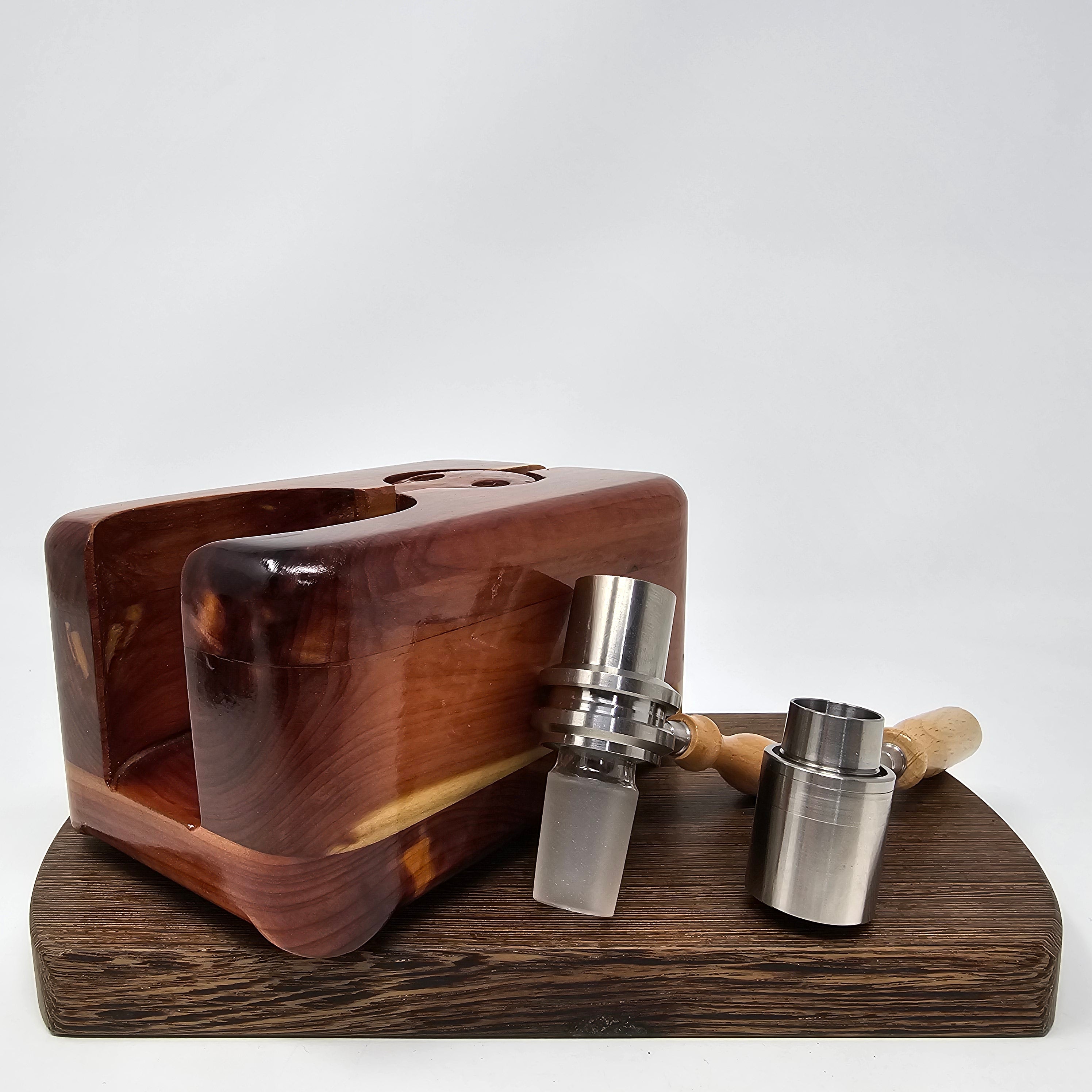 Made in a small family shop in the Southeast United States, each system is unique. This is a true conversation piece of functional art! Each set may contain different parts and of course will offer an individual mixture of woods and beauty only nature can provide.