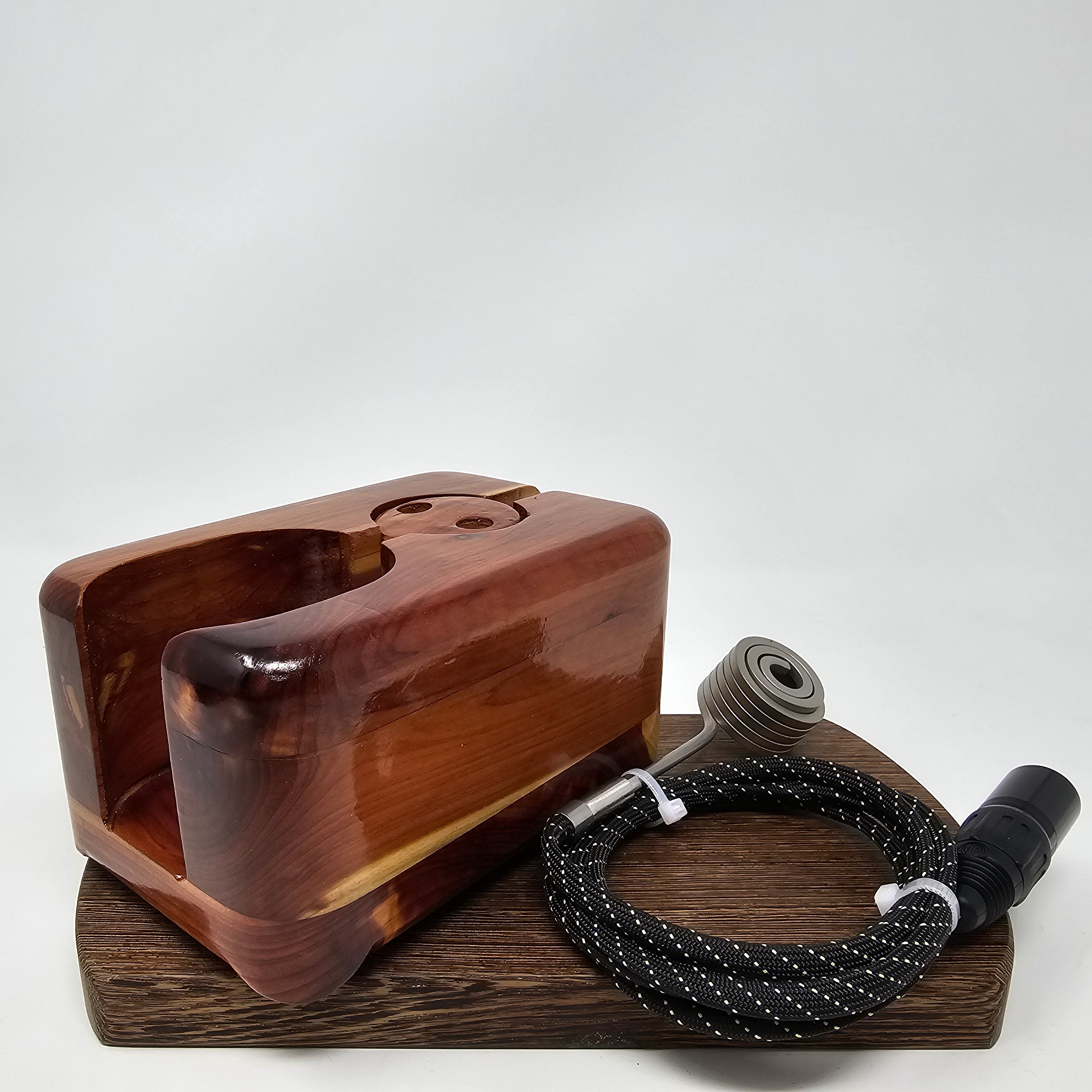 Made in a small family shop in the Southeast United States, each system is unique. This is a true conversation piece of functional art! Each set may contain different parts and of course will offer an individual mixture of woods and beauty only nature can provide.