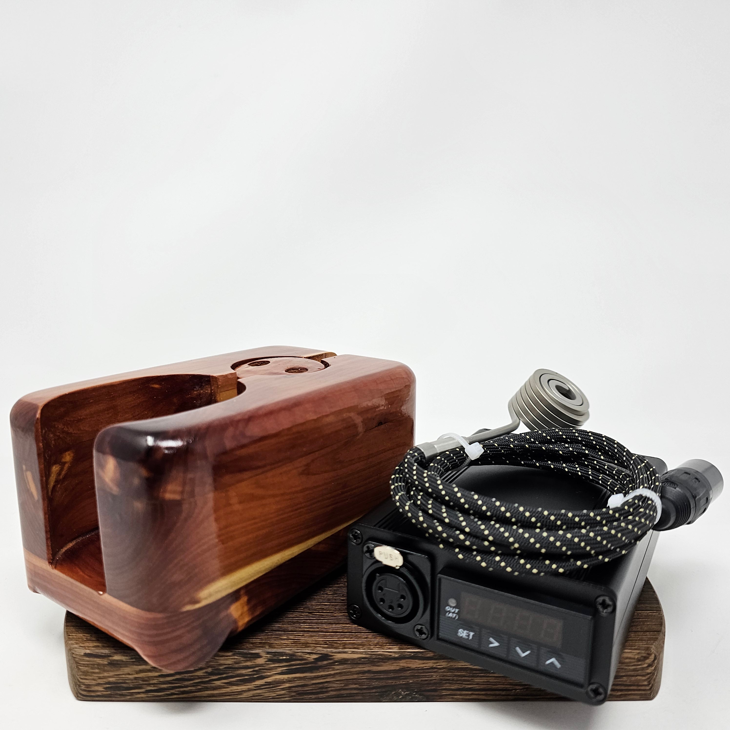 Made in a small family shop in the Southeast United States, each system is unique. This is a true conversation piece of functional art! Each set may contain different parts and of course will offer an individual mixture of woods and beauty only nature can provide.