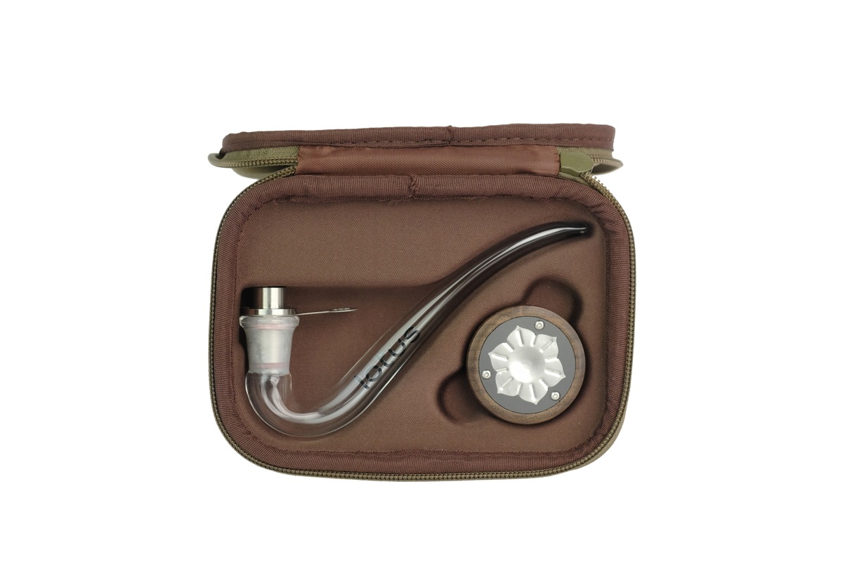 Lotus is a pure convection vaporizer; its sleek, California-patented design allows you to vaporize a vast load of up to 0.3g in the traditional pipe style while not compromising on flavor and producing best-in-class vapor clouds.