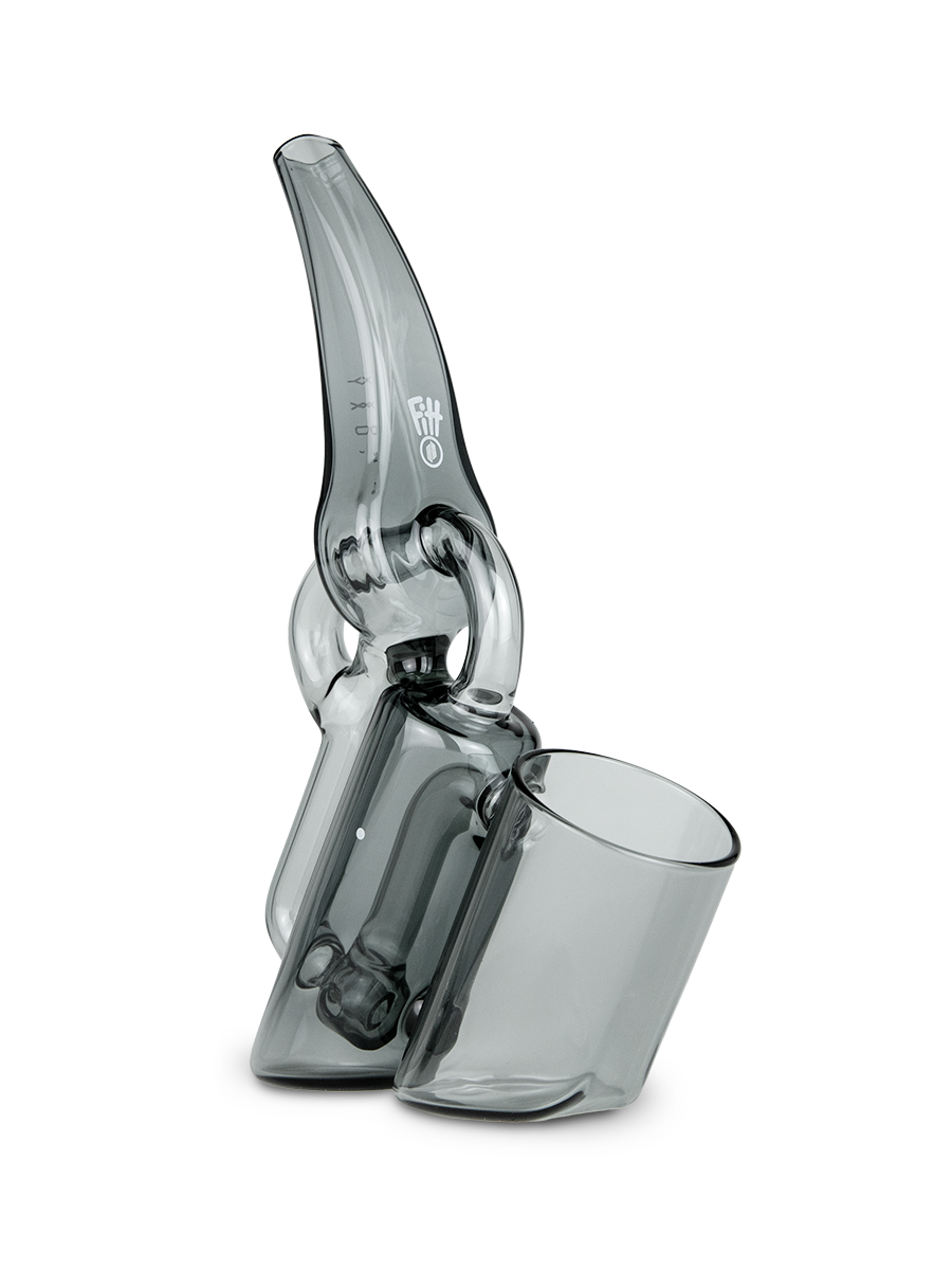 Master glassblower Ryan Fitt has done it again. Beautiful and balanced, the Proxy Ryan Fitt Recycler delivers bigger, cooler hits with Ryan’s signature recycling action and style. This borosilicate glass Piece is the latest in the Puffco Proxy Collection, fitting comfortably in hand and effortlessly blending performance and portability.