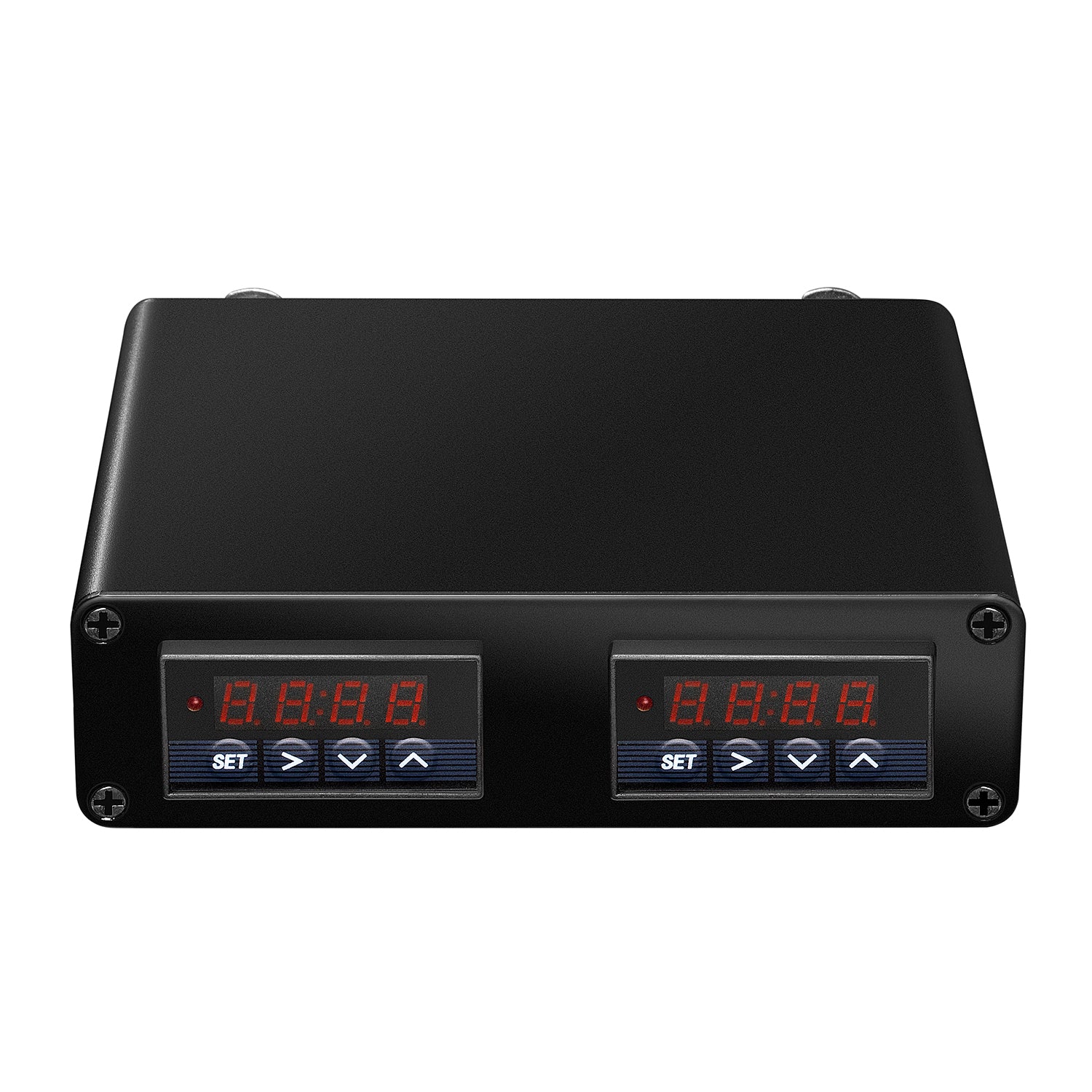 Basic DUAL PID with 5 PIN XLR Pinout compatible with all coils in our shop! This is the diagram on the right. Coils must match! No returns for coil incompatibility. This has two hard on/off switches to power each PID individually but only has one power cord for convenience!
Found in the Dual Wireless Bundle by Crossing Technology
Front Input! Basic controls give you just what you need! Robust metal enclosure!