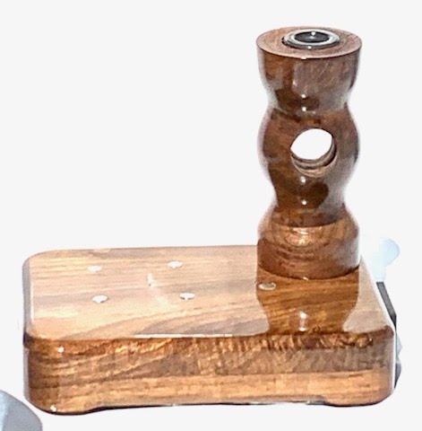 Made in a small family shop in the Southeast United States, each system is unique. This is a true conversation piece of functional art! Each set may contain different parts and of course will offer an individual mixture of woods and beauty only nature can provide.
This particular set includes:
24” whip and 12” wooden mouthpiece with Integrated Orb V2 Bracket System
Integrated PID Controller with US Standard Five Pin XLR Connection w/included Injector Stand
BN-LINK App C Controlled Smart WiFi Outlet Timer