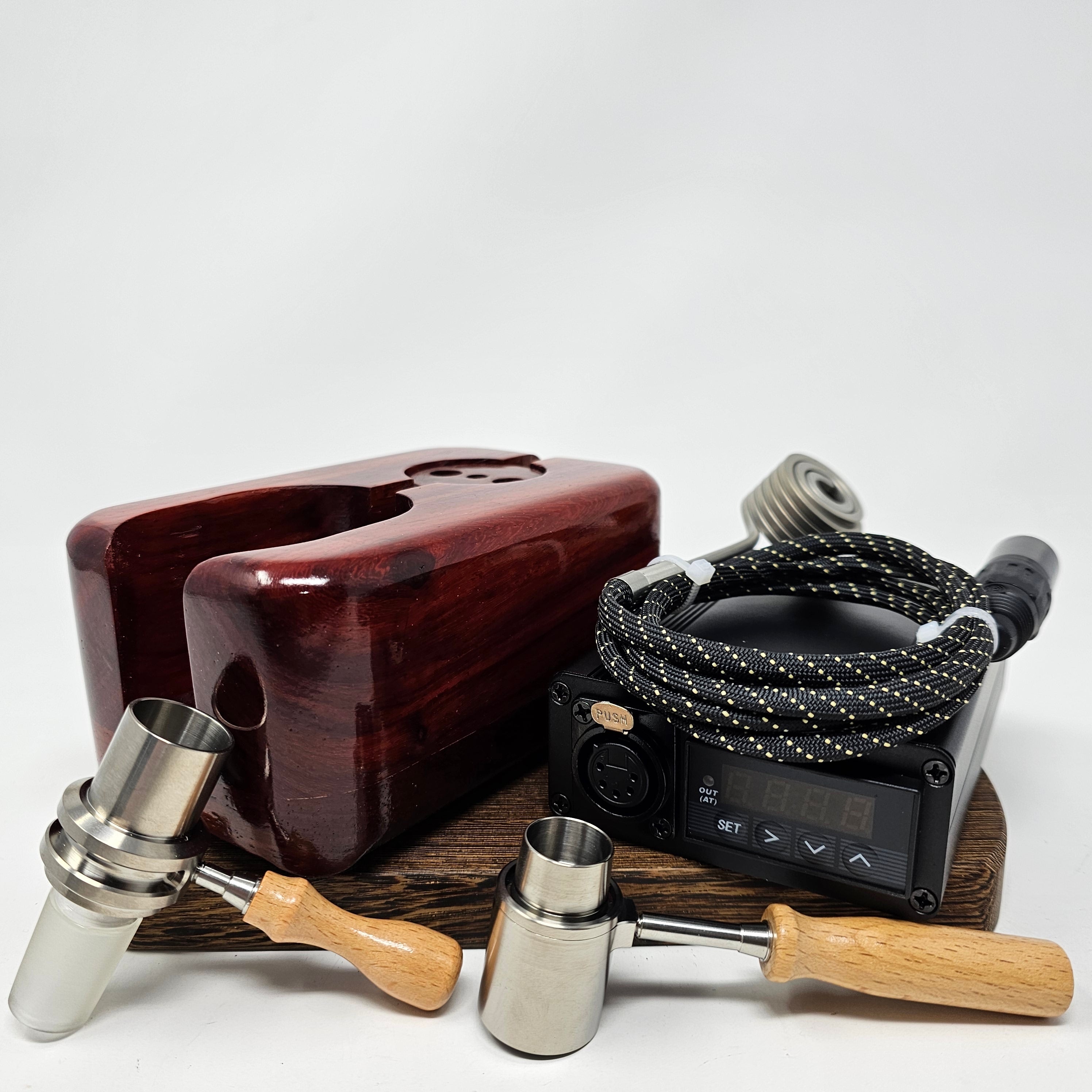 Made in a small family shop in the Southeast United States, each system is unique. This is a true conversation piece of functional art! Each set may contain different parts and of course will offer an individual mixture of woods and beauty only nature can provide.