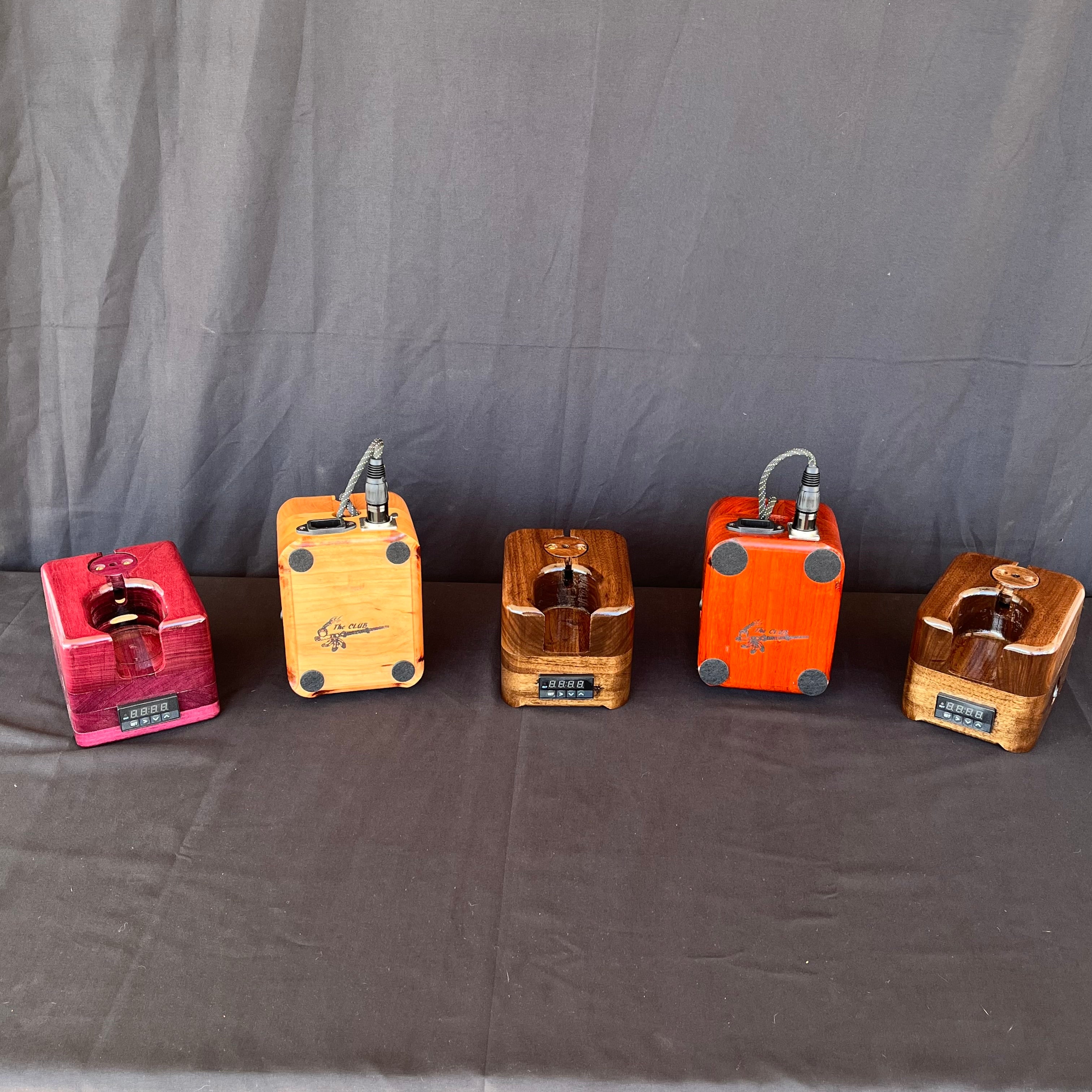 Made in a small family shop in the southeast United States, each system is unique. This is a true conversation piece of functional art! Each set may contain different parts and of course will offer an individual mixture of woods and beauty only nature can provide.