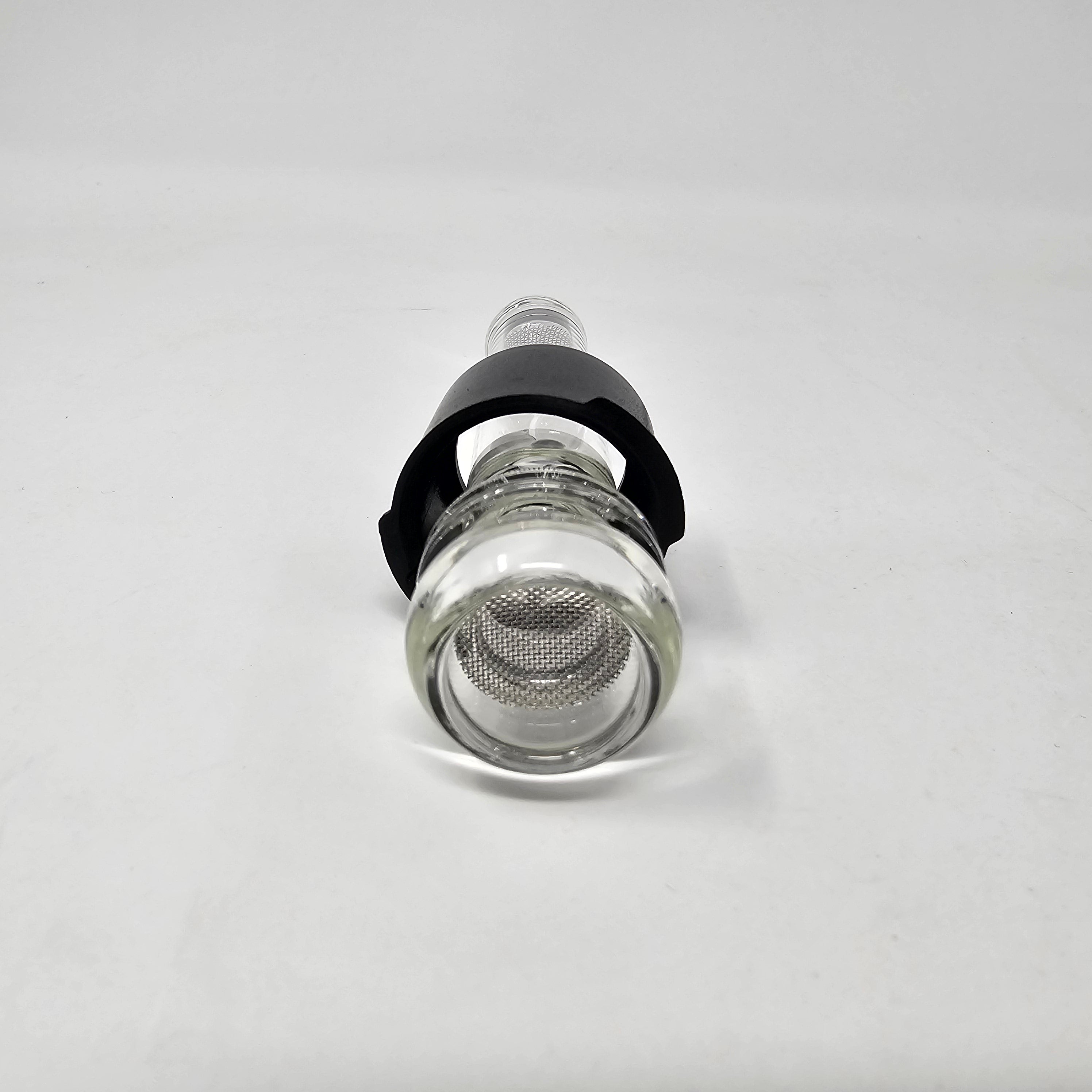 Cool your Venty with this bead filled stem! More streamline than our larger Rocket Stem. Includes removable comfort Glass Tip which allows access to the cooling balls for cleaning.
Filled with 6mm quartz balls for cooling. Built in glass screen. Also will accept conical or basket screens as well as dosing caps.
*Venty for demonstration purposes only. Not included in sale.
