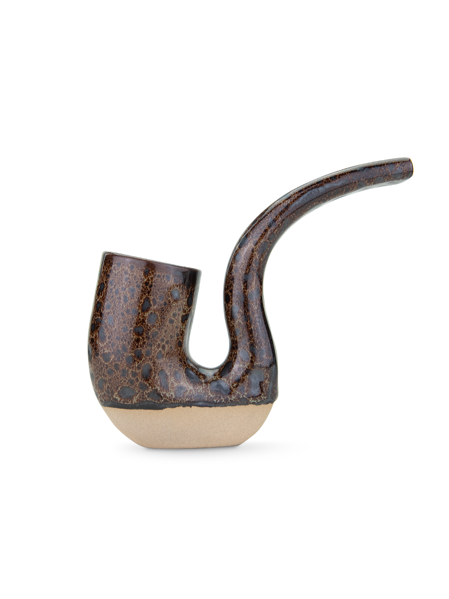 Stay grounded. The Proxy Terrapipe is the first ceramic Piece in the Proxy Collection. Crafted using a slipcast method, this hand-dipped and glazed two-tone dry pipe feels as cozy in your hand as your favorite mug.