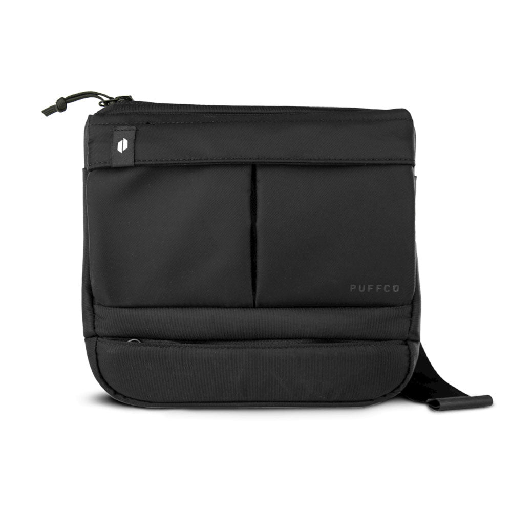 Travel storage bag
Made for the Puffco Proxy Vaporizer
Quick-access loading tray
Storage for jars, a battery pack, swabs, Hot Knife, Travel Pipe, and more!
Symmetrical design
8 Pockets + hidden compartment
Durable 300d ripstop nylon
Quilted padding to protect gear
Adjustable shoulder strap
Zippered closure
Multiple color options available
Available in Black and Desert colorways.