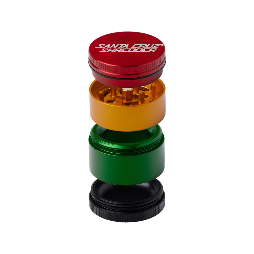 Rasta 4 Piece Medium Grinder Exploded View