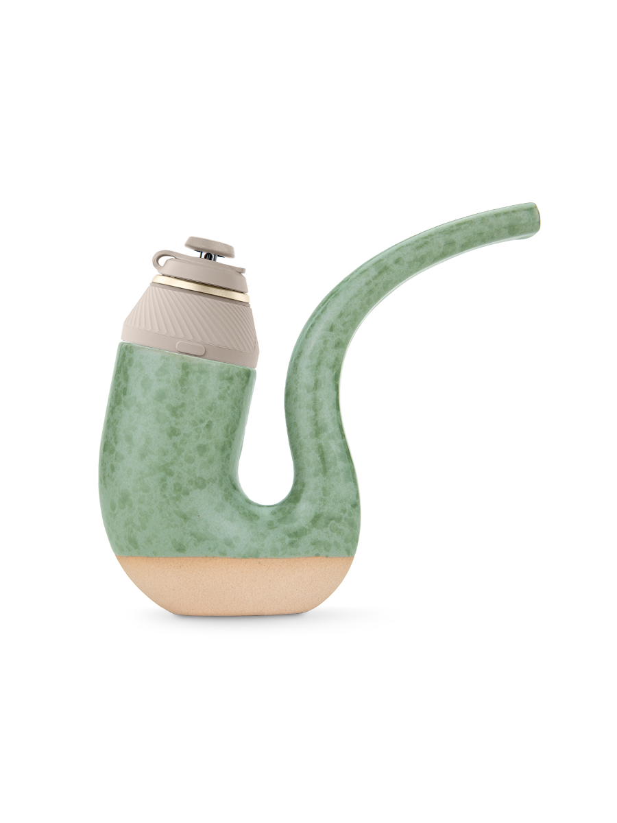 Stay grounded. The Proxy Terrapipe is the first ceramic Piece in the Proxy Collection. Crafted using a slipcast method, this hand-dipped and glazed two-tone dry pipe feels as cozy in your hand as your favorite mug.