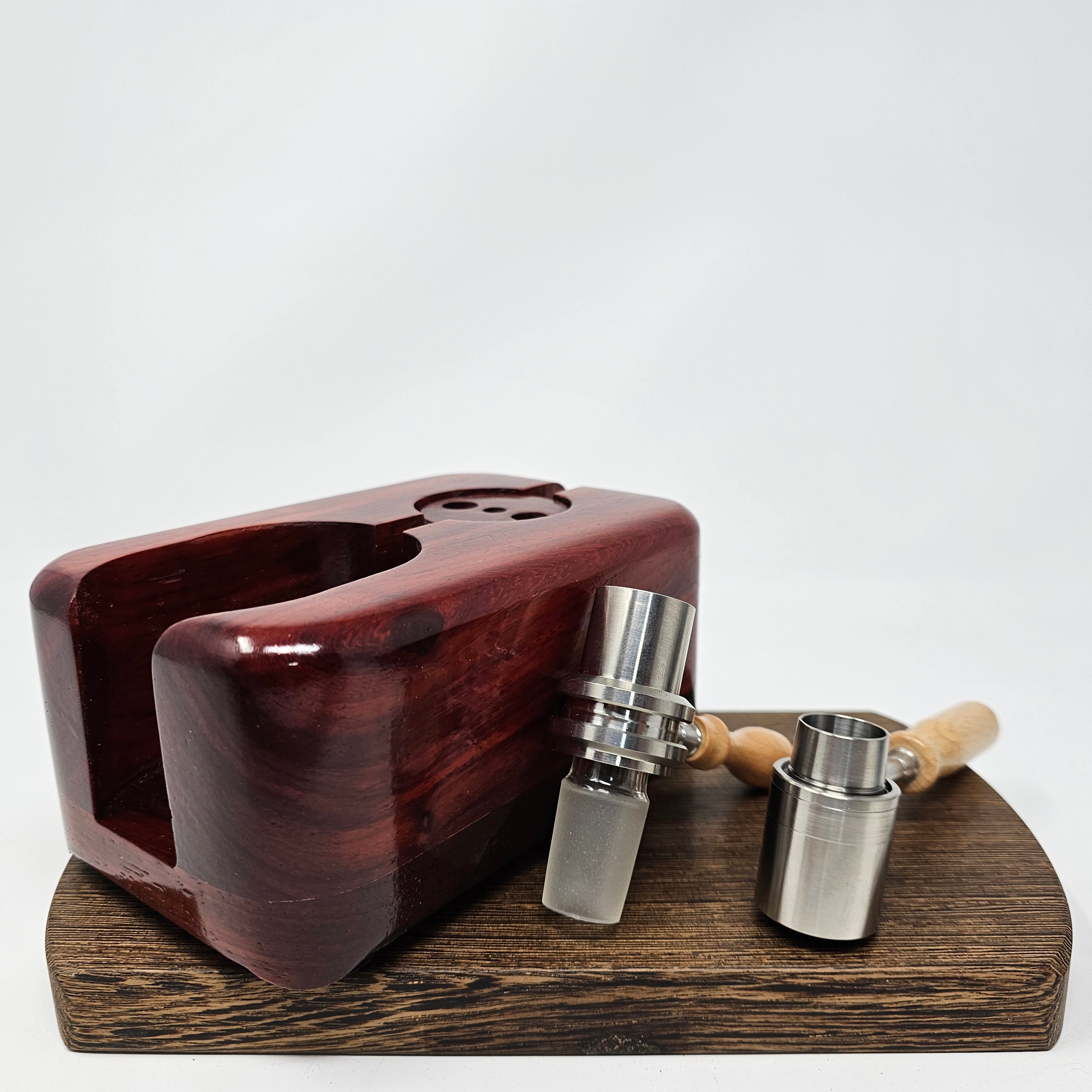 Made in a small family shop in the Southeast United States, each system is unique. This is a true conversation piece of functional art! Each set may contain different parts and of course will offer an individual mixture of woods and beauty only nature can provide.