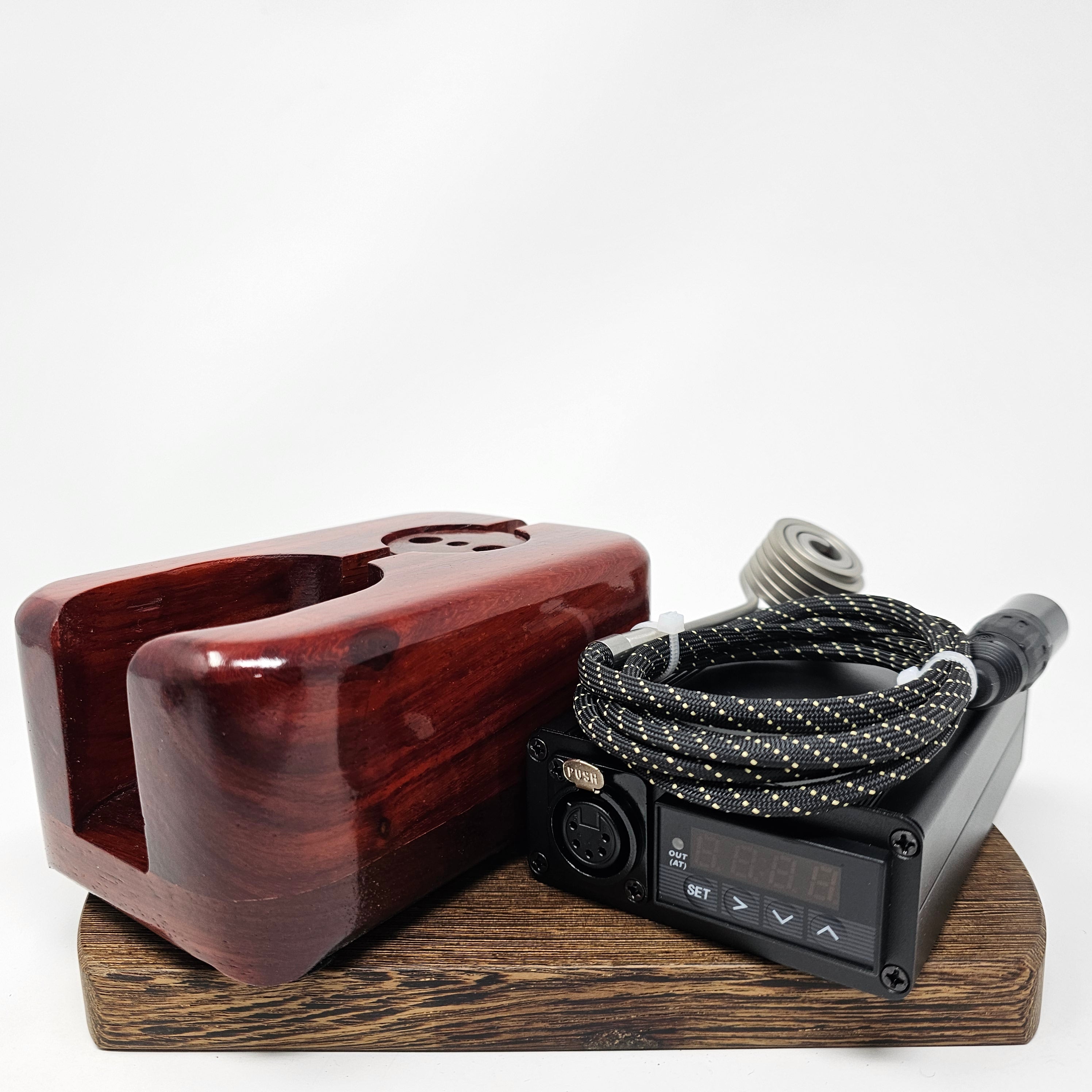 Made in a small family shop in the Southeast United States, each system is unique. This is a true conversation piece of functional art! Each set may contain different parts and of course will offer an individual mixture of woods and beauty only nature can provide.