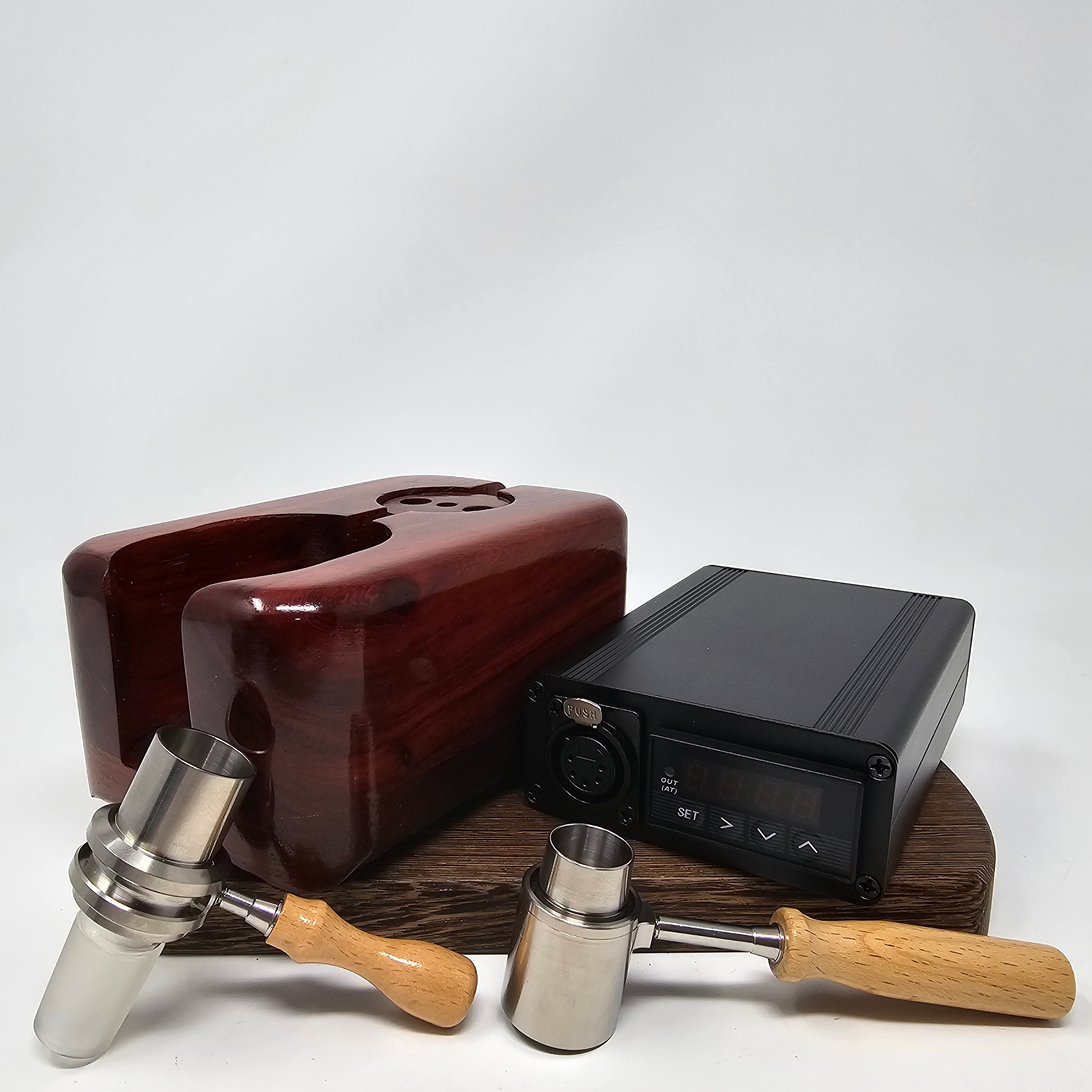 Made in a small family shop in the Southeast United States, each system is unique. This is a true conversation piece of functional art! Each set may contain different parts and of course will offer an individual mixture of woods and beauty only nature can provide.