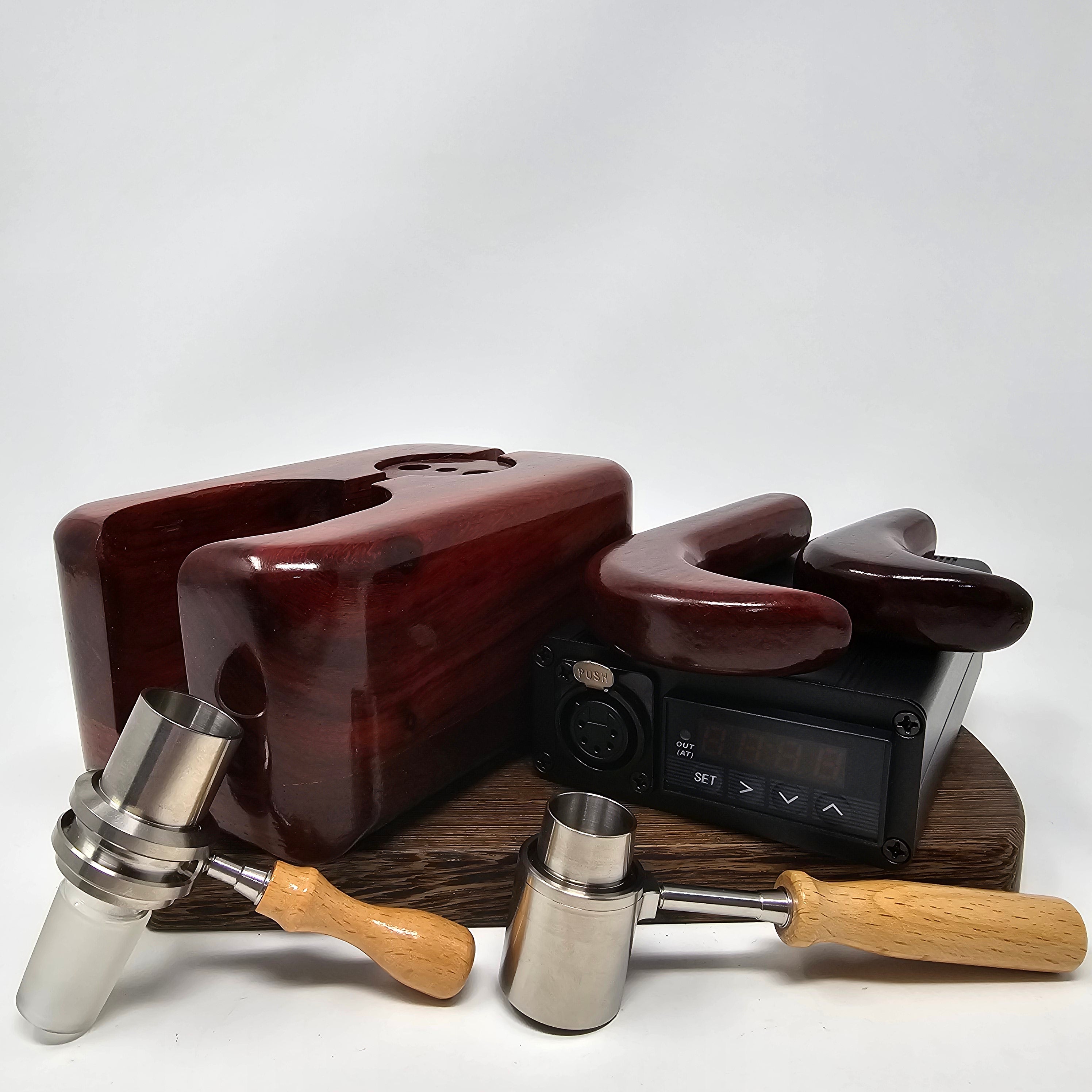 Made in a small family shop in the Southeast United States, each system is unique. This is a true conversation piece of functional art! Each set may contain different parts and of course will offer an individual mixture of woods and beauty only nature can provide.