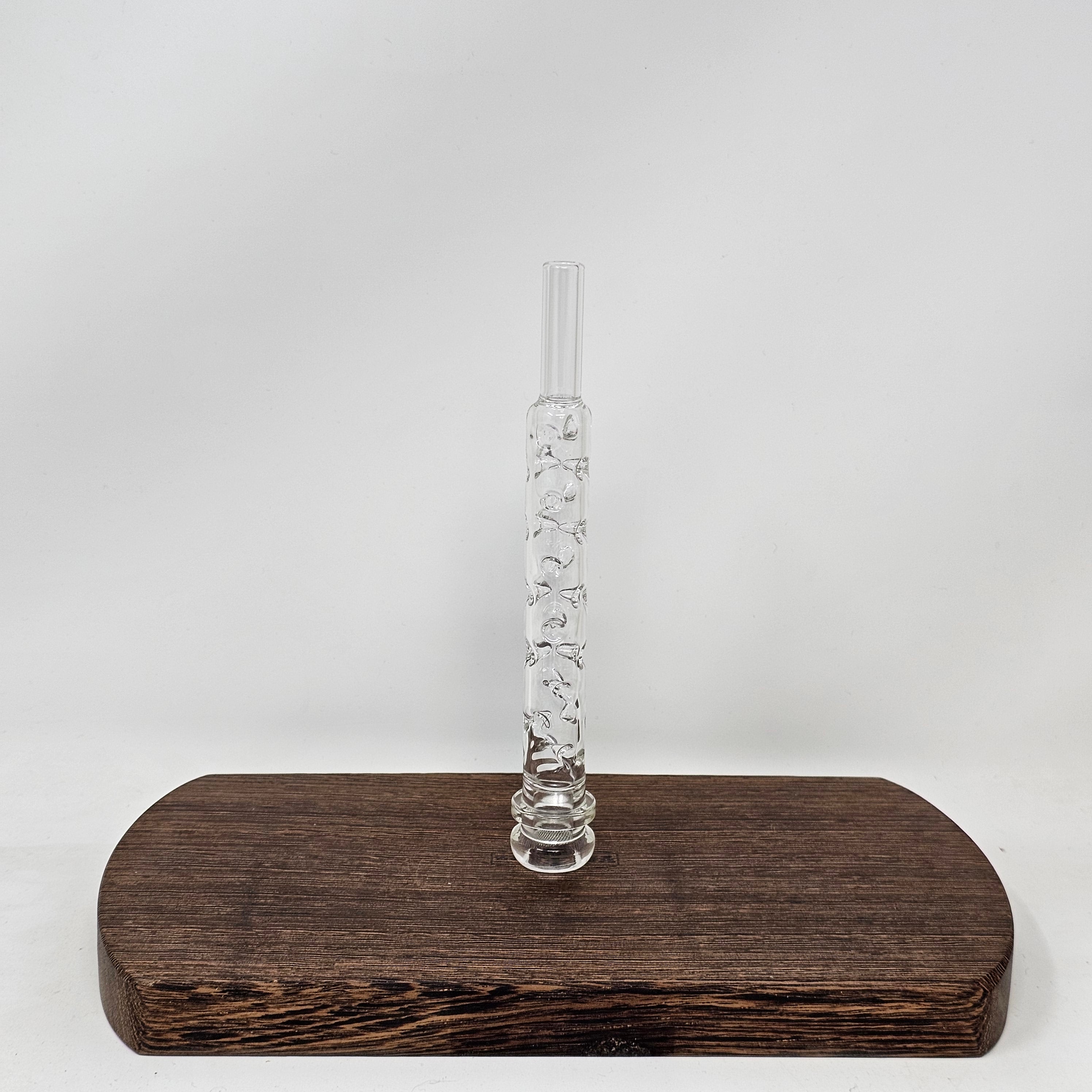 Replaces the Venty Cooling Unit in favor of a glass airpath with spiky cooling included.
Choose from Long/Short or Clear/Smoked Glass and Rocket!!
Long is just under 7" tall and Short is just under 4" tall.