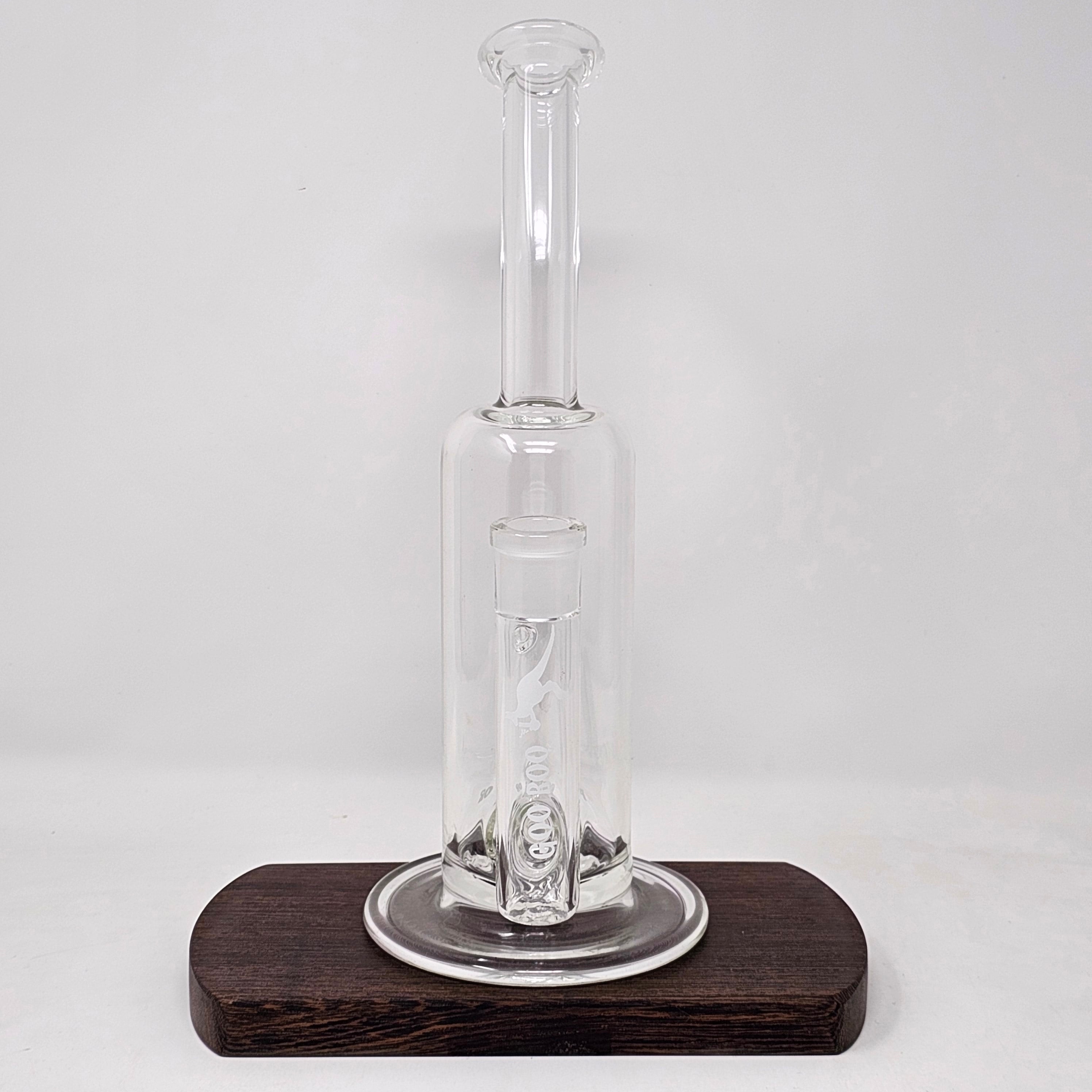 The large inline is made on 65 mm heavy wall tubing. The inline is diffused in house. Fitting: 14 female or 19mm Female (select at checkout).
Height 11-13" Made in the USA!!
** This product is individually handmade by the same or different glass blower and there may be a variation in size of product. There could also be a variation in the logo size, placement, and color…