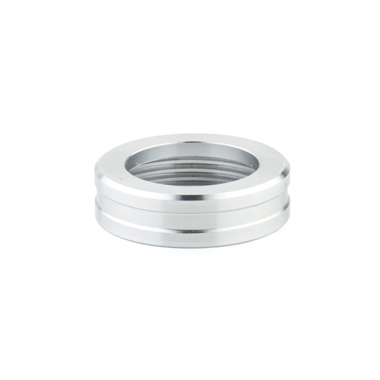 Hangar Thread Cover
This cover is designed to hide the threads that are visible on the Hangar 3" Threaded Base if you do not intend to use them.
It is not functional and will keep you from using the Hangar Heat Shield while it is threaded on.
It is made from 6061 Aluminum in Boynton Beach, FL