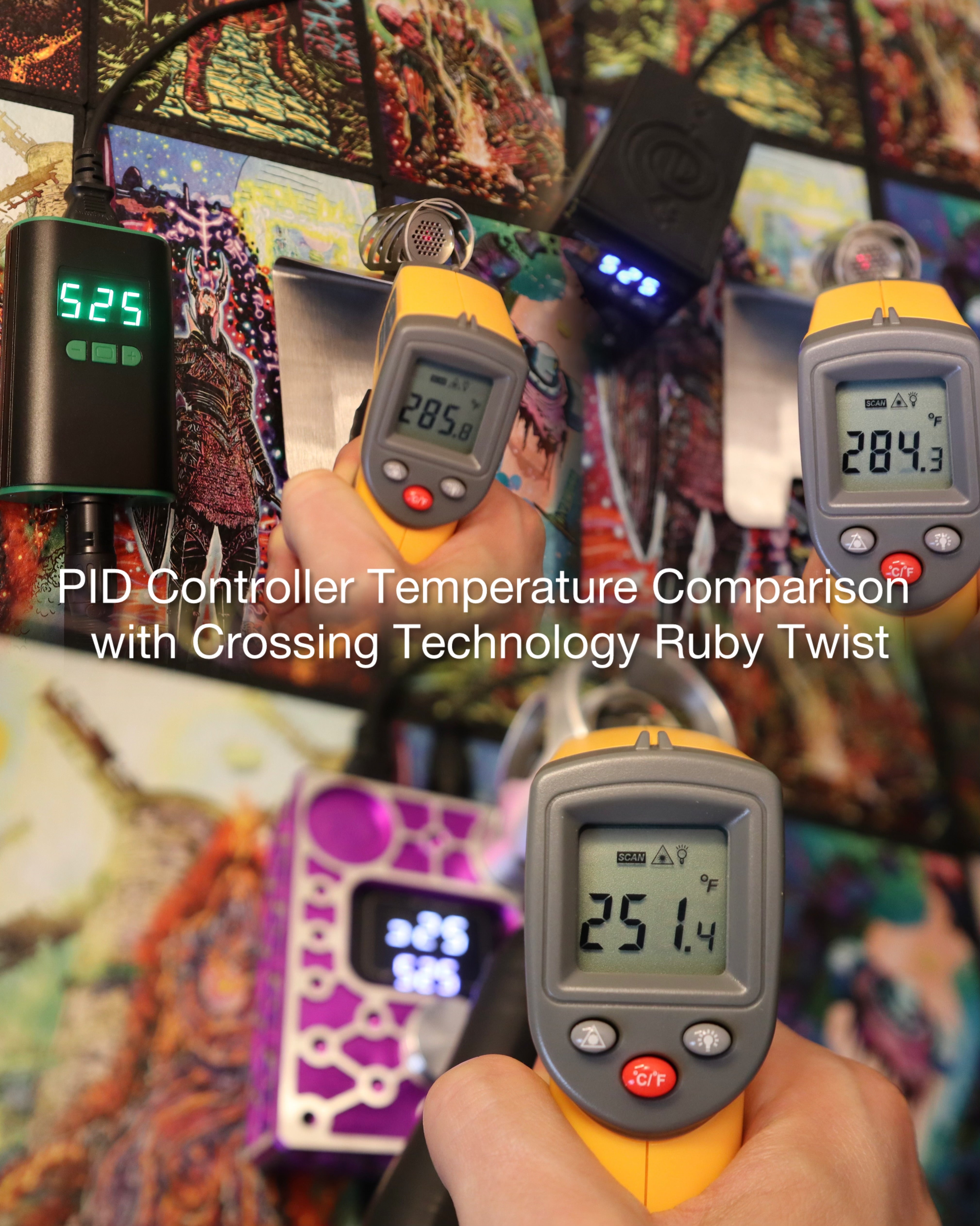 PID Controller Temperature Comparisons.  Are they all the same?