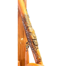 The Club System Carved Lions in Cherry by The Club