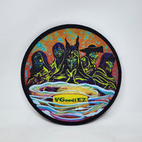 VGoodiEZ Crohnabist Designed- Series 3, Slide #4 "Heavy Squad" (8" Round) Mat by Moodmats