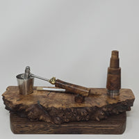 Chaos in Elm w/ Crushed Opal Inlay by Phattpiggie