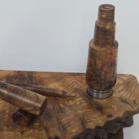 Chaos in Elm w/ Crushed Opal Inlay by Phattpiggie