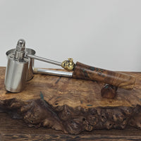 Chaos in Elm w/ Crushed Opal Inlay by Phattpiggie