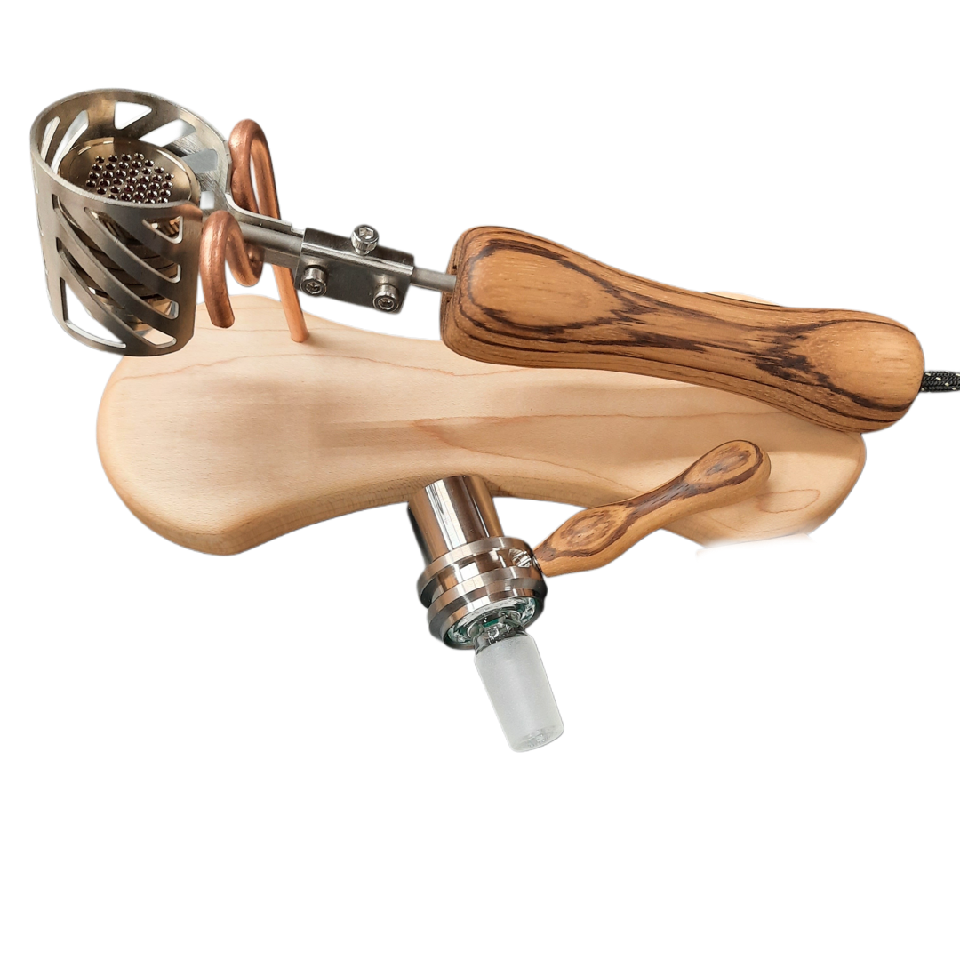 Handmade Coil and Bowl Hardwood Handle Set By Uncle Dan