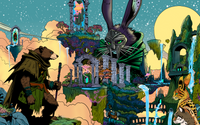 VGoodiEZ Crohnabist Designed Moodmat- Series 5, Slide #7 "Hullabalo" (5x8) by Moodmats