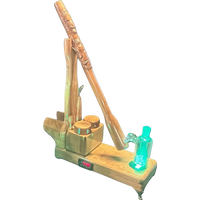 The Club System Carved Tiger in Cherry by The Club