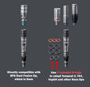 Diagram showing bowl compatibility of the Adaptable Infinity Stem