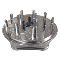 Aroma 3 Grinder Top Section Flipped to Show Teeth