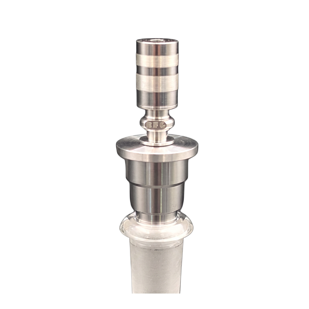 BFG Metal WPA in 14mm Glass Joint with Dani Fusion Tip Installed