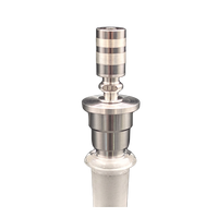 BFG Metal WPA in 14mm Glass Joint with Dani Fusion Tip Installed