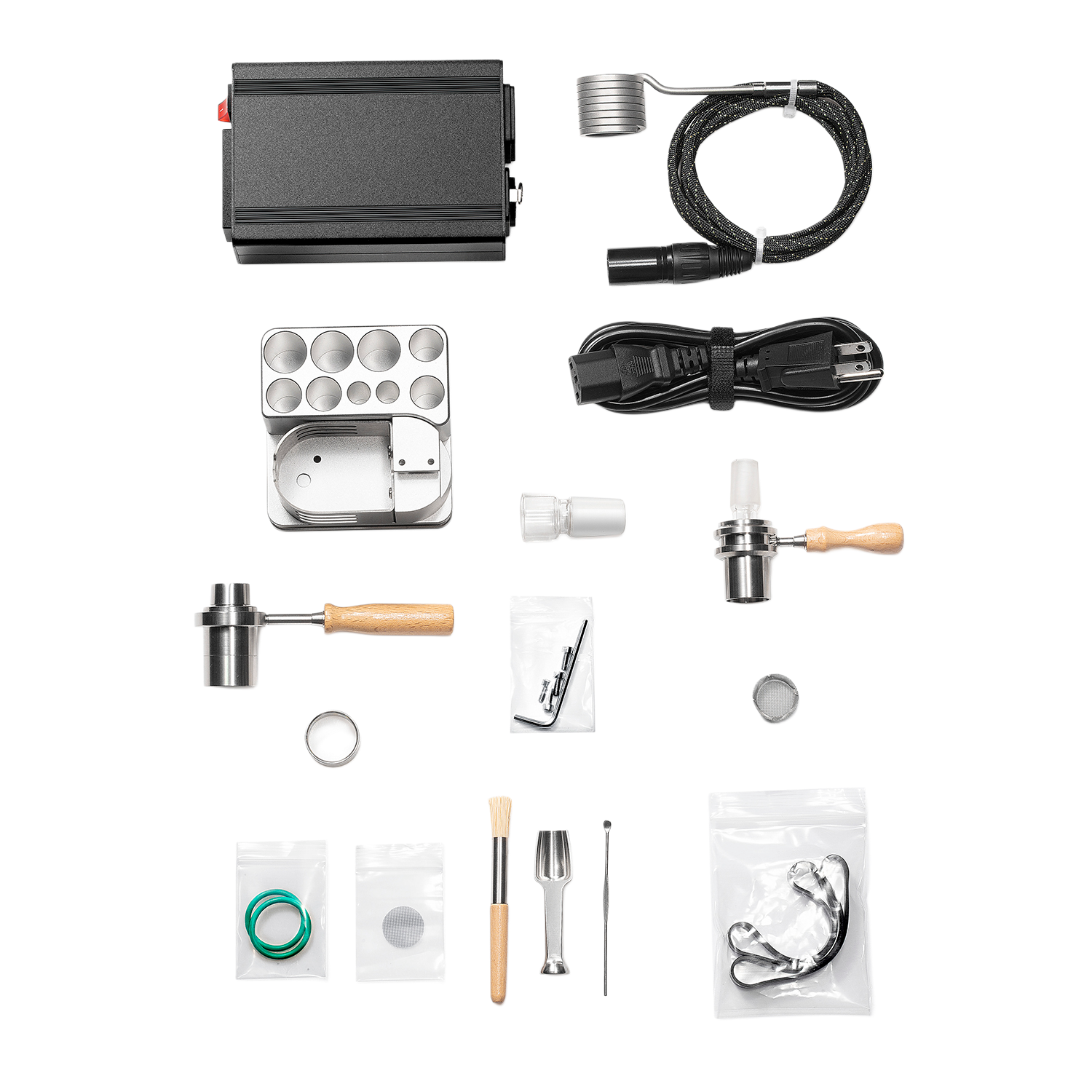 Breakdown of all the included kit components