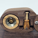 Vapman Case in Walnut with Crop Circle Jelly Fish Inlay by PhattPiggie.

You are purchasing one Vapman case. No Vapman unit is included. One is shown for demonstration purposes only. Case operates with a rotating magnetic lid.
