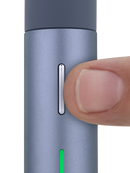 The Pivot puts the full Puffco experience in your pocket. The same size as a pen, this discreet, mobile vaporizer features a quick-release 3D Chamber that delivers premium flavor and real-time temperature control. With a light bar that serves as a visual dab timer, haptic feedback, a single-button interface, and four dialed heat presets, the Pivot is a true dab you can take anywhere.