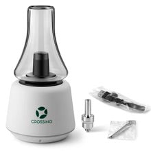 The ACE Cup - Automatic Concentrate Extractor is a novel vaporizer solution designed for use with Cartridges and Dabs!

Simply install the cart, hold the Cup down against the base, the pump will activate and the cup will automatically fill as long as you apply pressure! When lifted away, the valve in the bottom of the cup will close to avoid your vapor drifting away out the bottom, allowing you to inhale the full contents of the cup!