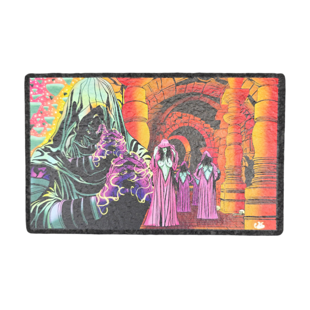 VGoodiEZ Crohnabist Designed Moodmat- Series 5, Slide #6 "Pillows & Pillars" (5x8) by Moodmats