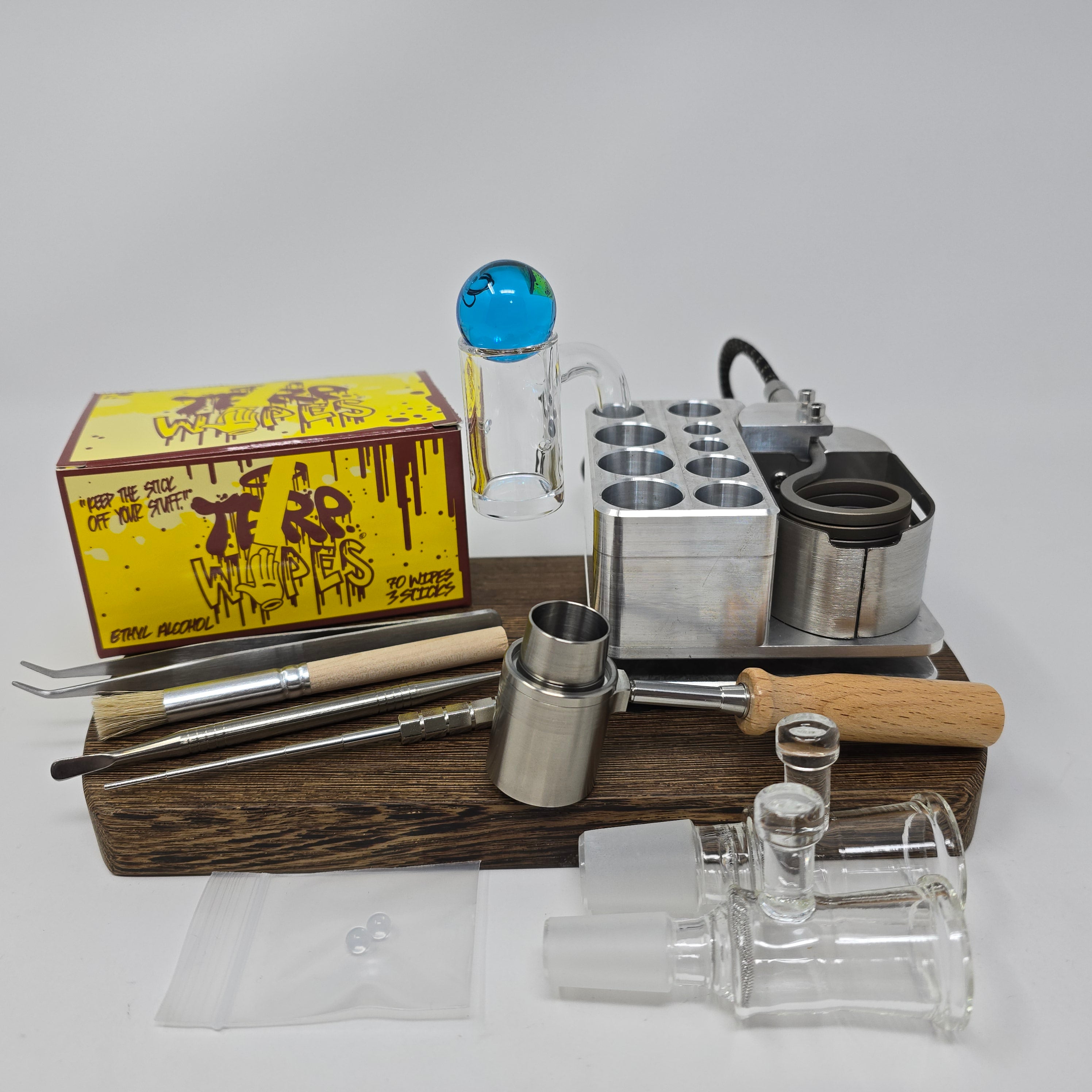 Choose this bundle if you already have a Crossing Technology Ruby Twist Bundle purchased at VGoodiEZ. This works with Disorderly Conduction, Crossing Technology, Cannabis Hardware, Auber, and DNail PID's that match the wire pinout in the diagram of this listing. It will not work with Qaromashop or High Five PID's. Please check compatibility before purchasing. There are no refunds for coil issues. Coils are tested prior to shipping.
