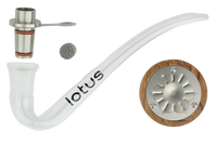 Lotus is a pure convection vaporizer; its sleek, California-patented design allows you to vaporize a vast load of up to 0.3g in the traditional pipe style while not compromising on flavor and producing best-in-class vapor clouds.
