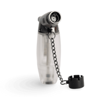 Inhale Premium Jet Lighter Front with Nozzle and Attached Cap