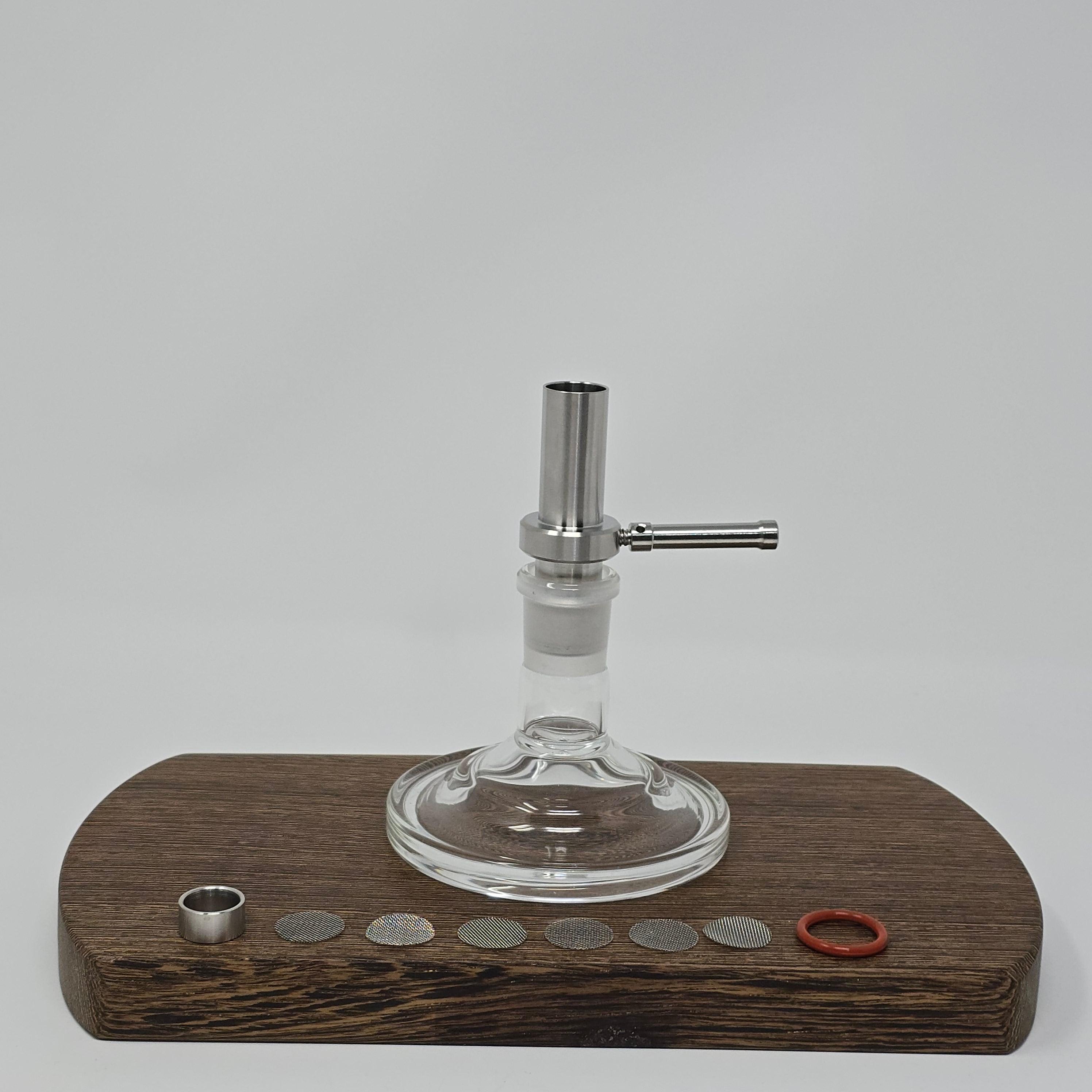Machined in Thailand, take your Tinymight to a new level with this Stainless Steel Waterpipe Adapter! Interchangeable with Tinymight or Tinymight 2!