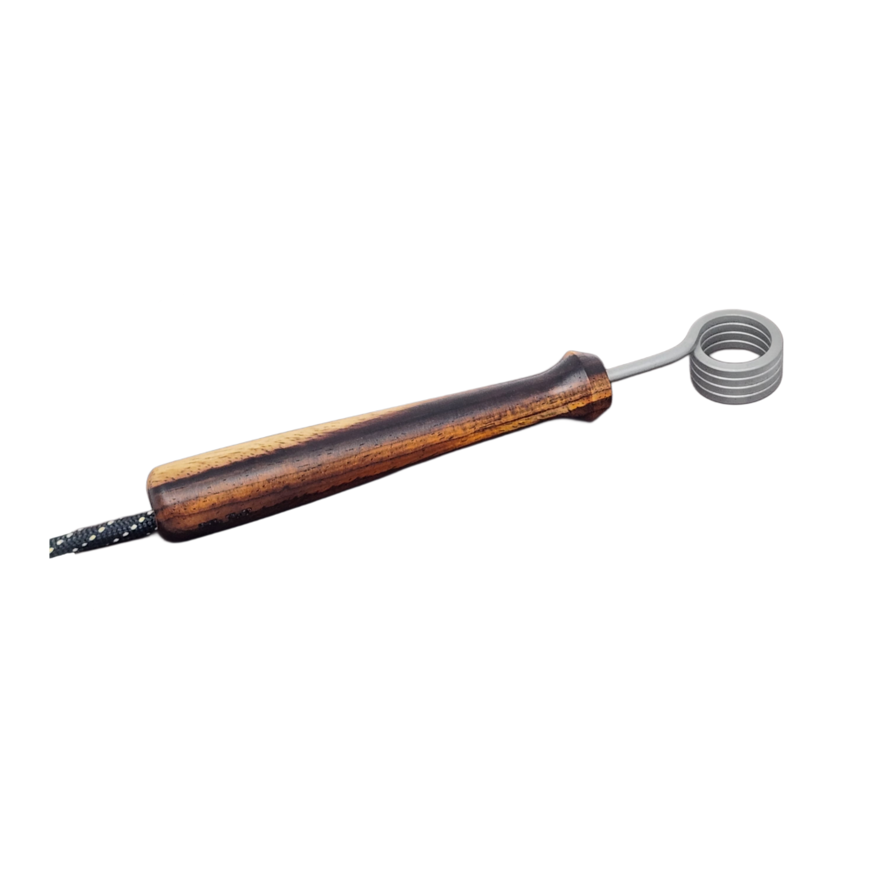 Eds TNT Cocobolo Coil Handle Installed on Coil
