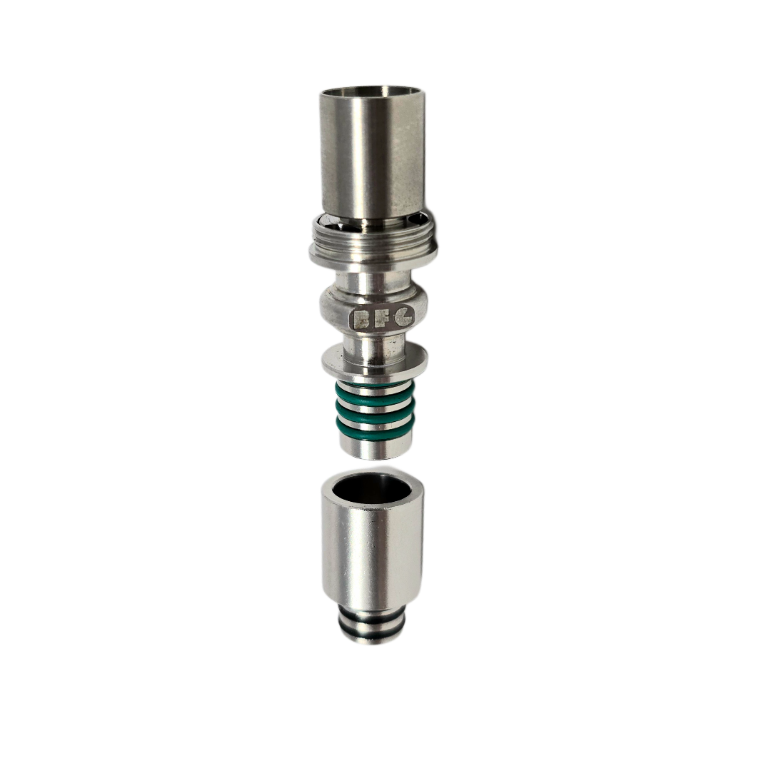 Example of Dani Fusion 2.0 Tip Above the 9mm Tip to 8mm Stem Adapter