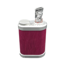 Shorty Stem Inserted into a Tinymight 2 Purple Heart Vaporizer