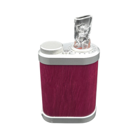 Shorty Stem Inserted into a Tinymight 2 Purple Heart Vaporizer