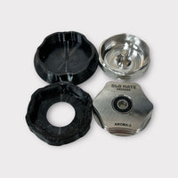 Introducing Aroma-3, the premium 2.5"ish stainless steel herb grinder made from 304-grade stainless steel and designed for a smooth, effortless grind every time.

In-house manufacturing process from Australia ensures the highest quality product that is exported worldwide. The unique bearing design eliminates metal-on-metal friction, providing a seamless grinding experience. The sharp teeth of the grinder ensure a perfect grind, and its thread-free design eliminates the frustration of grind…