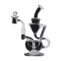 Clear 8" Recycler Left View